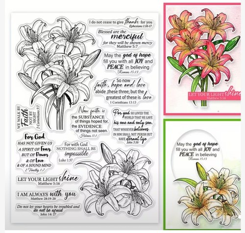 Clear stamps christian verses - clear,