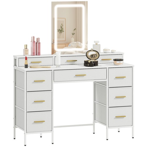 Homcom dressing table - dressing, with