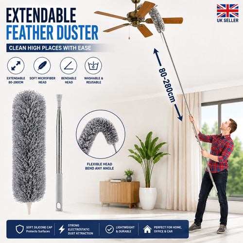 250cm extendable feather - extendable,