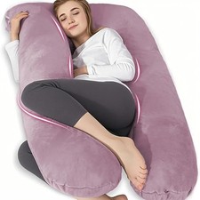 Chilling Home Pregnancy Pillows for Sleeping, U Shaped Maternity Pillow Cuddle