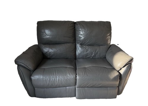 Recliner grey leather 2 - 2x,