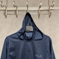 Huk Hoodie Men S Blue Icon X