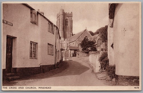 Minehead somerset the cross - somerset,