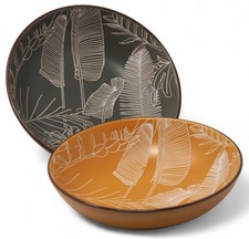 Tropical Leaf Ceramic Serving