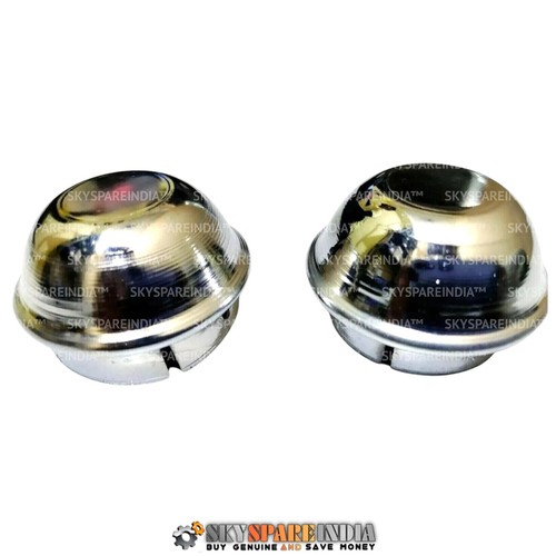 Chrome wheel hub caps - hub, for