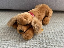 Steiff - 4035/38 - Original Cocker Spaniel Dog Cockie Beige Plush Teddy Vintage