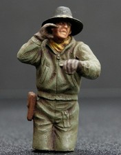 1/35 Vietnam Era US Tank Commander Wearing Stetson - Built and Painted