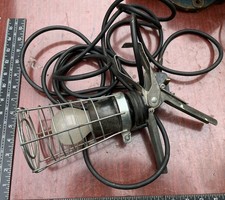 Vintage Stadium Gripper Hand Lamp - Car Work shop Inspection light