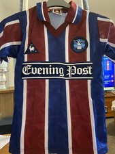 Swansea City Football Shirt 1997 EVENING POST Size CHILD 26/28 by Le Coq Sportif