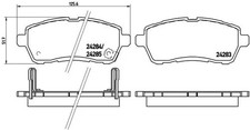 FRONT / REAR BRAKE PAD SET