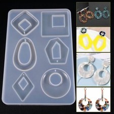 Silicone Earring Necklace Pendant Mold Resin Casting Mold Jewelry Making Acrylic
