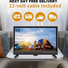 12v/240v freeview 19" DVB HDMI USB HD LED TV Motorhome Caravan Boat Camping