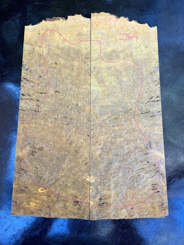 Gempol burl bookmatched guitar - bookmatched,