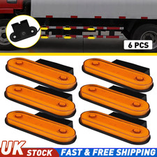 6x 20 LED Amber Side Marker
