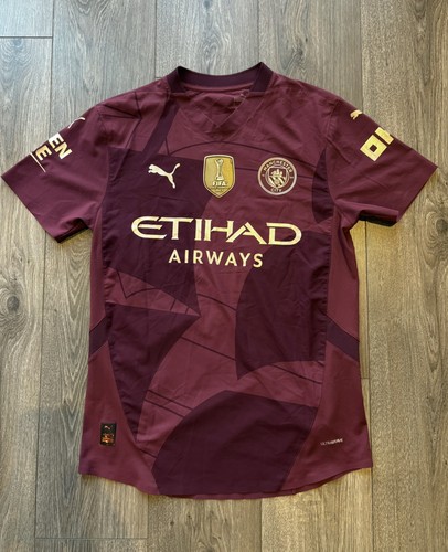 Match worn manchester city - worn,