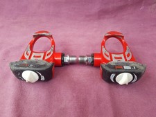 Look Keo A5.1 clipless road racing gravel bike pedals in red 12-18deg adjustment