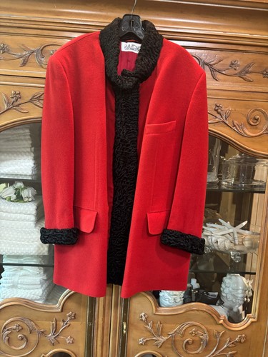 Womens wool coat redwool - coat,