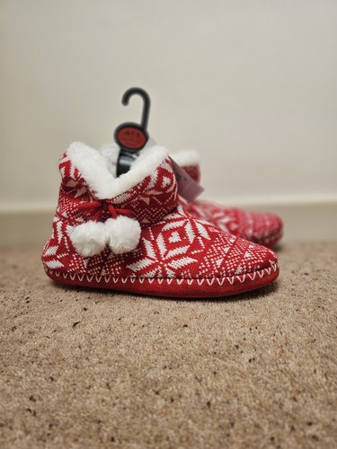 Christmas red knitted - red,