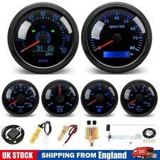 6 Gauge Set 85mm Boat GPS