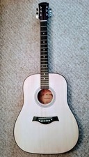 Acoustic Guitar 6-String - Recent Buy. Hardly Used. (With Spares And Carry Case)