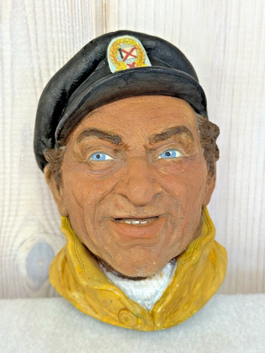 Vintage chalkware heads - vintage,
