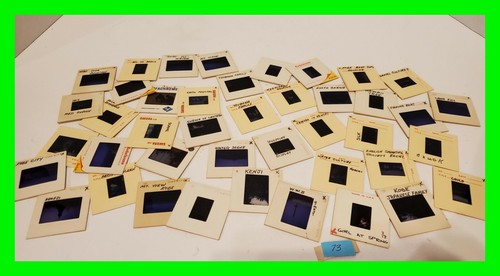 Large vintage photo slides - 40+,