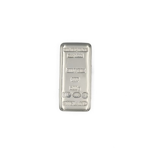 500g fine silver - silver, bar