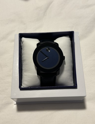 Movado mens watch black - mens,