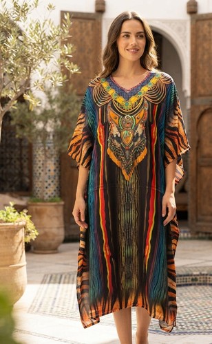 Women long african kaftan - women's,