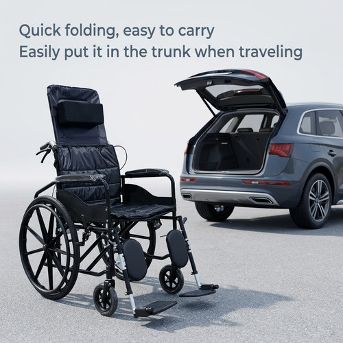 Reclining wheelchair - 24",