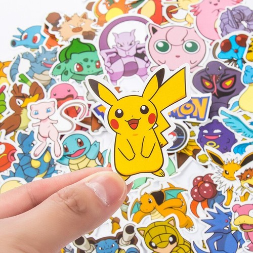 100pcs pokemon stickers - 100pcs, pack