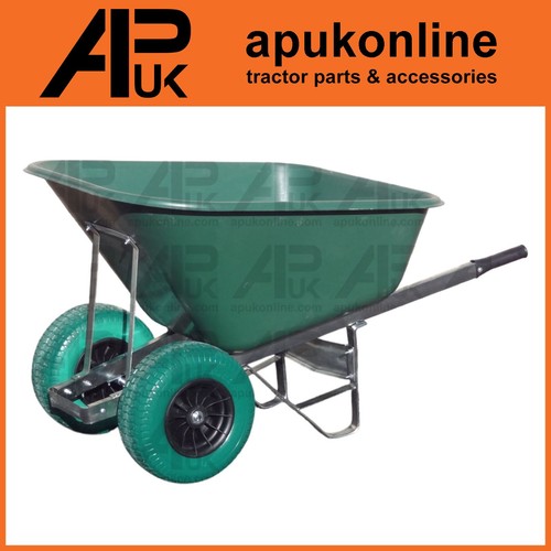 Wheelbarrow large 200l green - wheelbarrow,