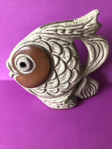 Vintage shelf pottery - vintage, fish