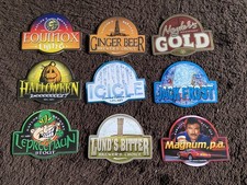 9 NAYLOR'S BREWERY. North Yorkshire. Beer pump clips. (Set C)
