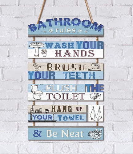 Bathroom decorations blue - bathroom, decorations,blue