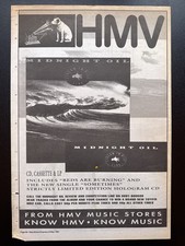 Midnight oil album - oil, hmv