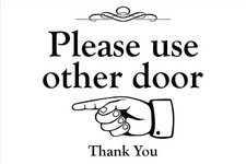 Please use other door White on