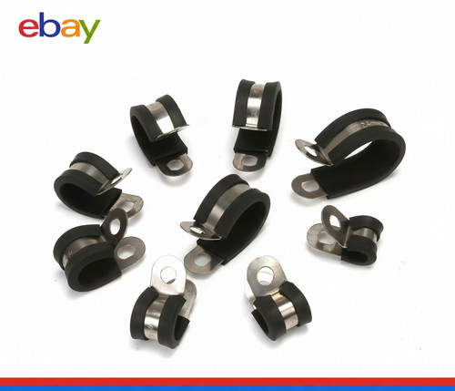 Rubber lined clips - clips, cable