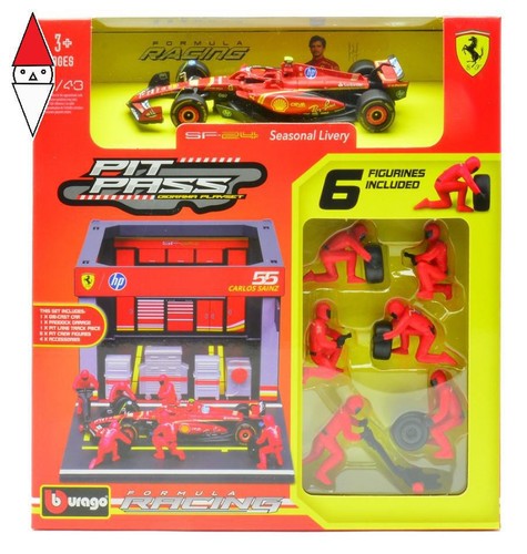 Burago ferrari sf 24 - burago,