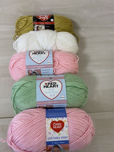 Red heart soft baby steps - heart,
