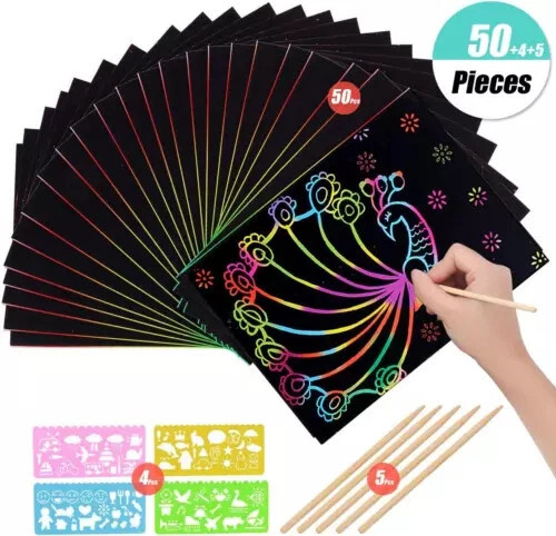 Sheets scratch art paper - scratch,