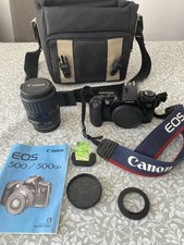 Canon EOS500 Camera bundle. Case, 35-135mm Lens, Manual.