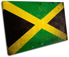 Abstract Jamaican Maps Flags
