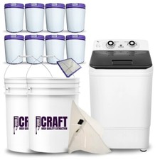 5 Gal Bubble hash bags ICE-O-lator 50L Bubbleator Washing Machine extract kit