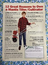 Vintage 1997 Mantis Tiller
