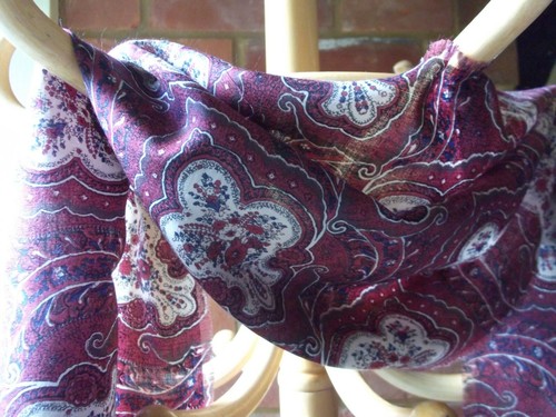 Long scarf floral liberty - scarf, in