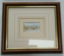 Framed English Cottages Prints Thatch Manuscript Limited England Kathryn Morcom