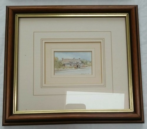 Framed english cottages prints - framed,