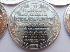 1x Ten Commandments Coin