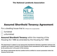PDF Assured Tenancy Agreement - NOT PHYSICAL COPY